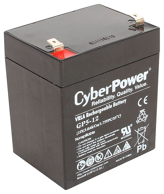 Аккумулятор CyberPower 12V5Ah