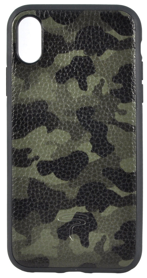 

Чехол для смартфона TORIA Genuine Leather Camouflage Case для iPhone XR Army