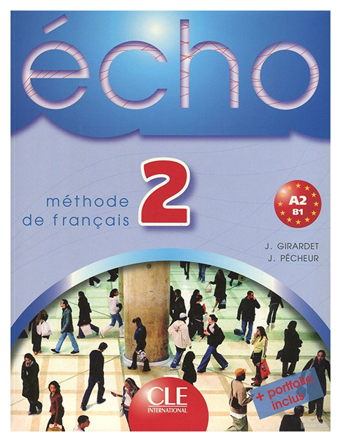 фото Книга cle international "echo 2 livre d'eleve + portfolio"