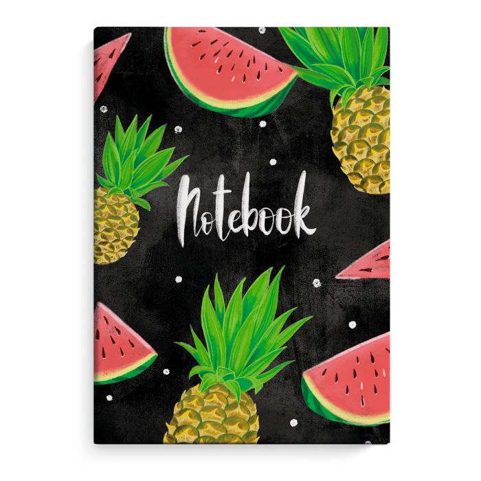 

Записная книжка Феникс+ Фрукты на черном 50741