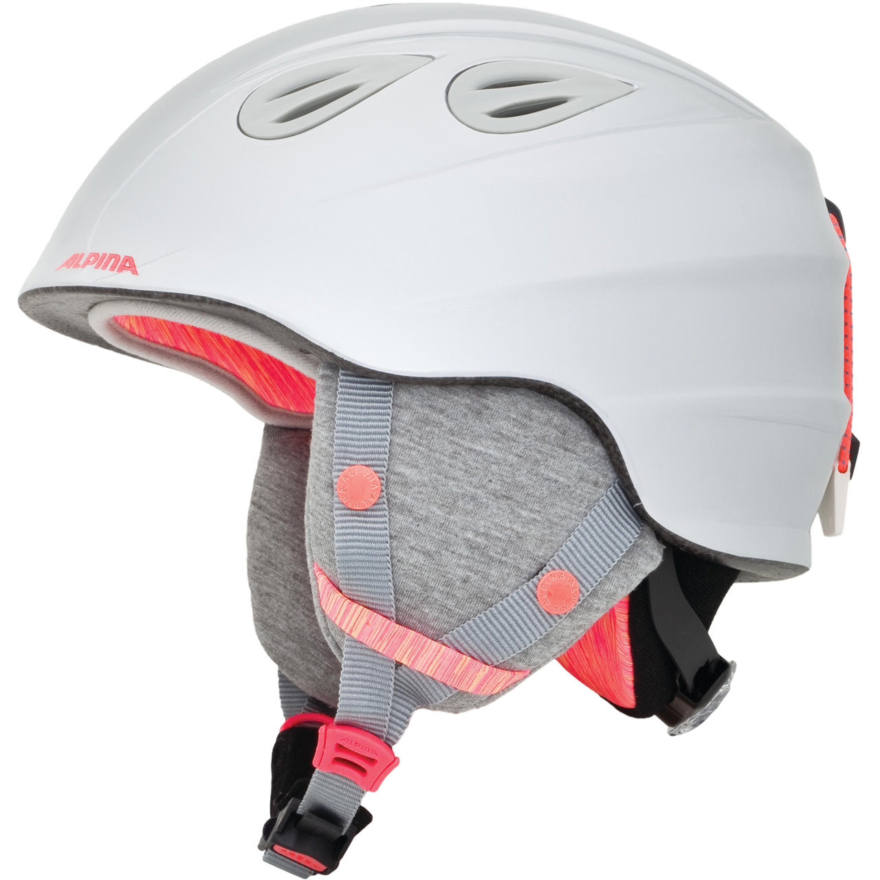 фото Горнолыжный шлем alpina grap 2.0 le 2019, белый/розовый, m