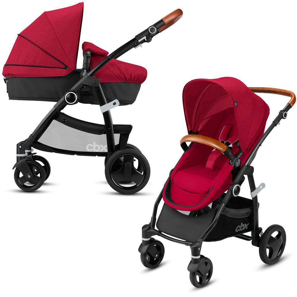

Коляска-трансформер CBX Leotie Flex Lux Crunchy Red, Leotie