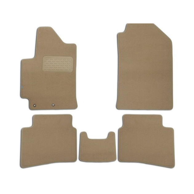 

Коврики в салон Klever Premium CITROEN C3 Picasso 2009-2012, 5 шт. текстиль, бежевые