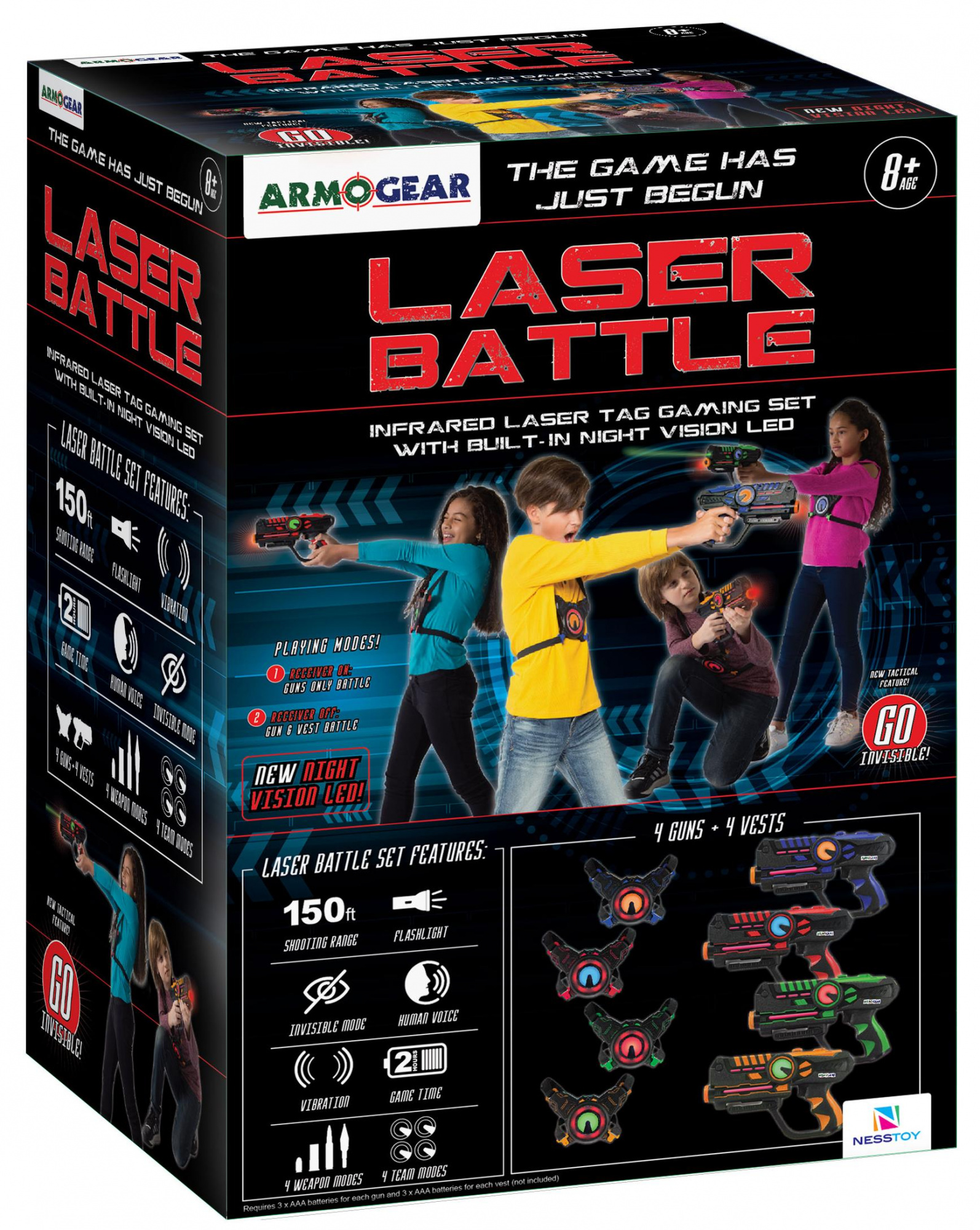 фото Игровой набор armogear laser battle 4 player pack