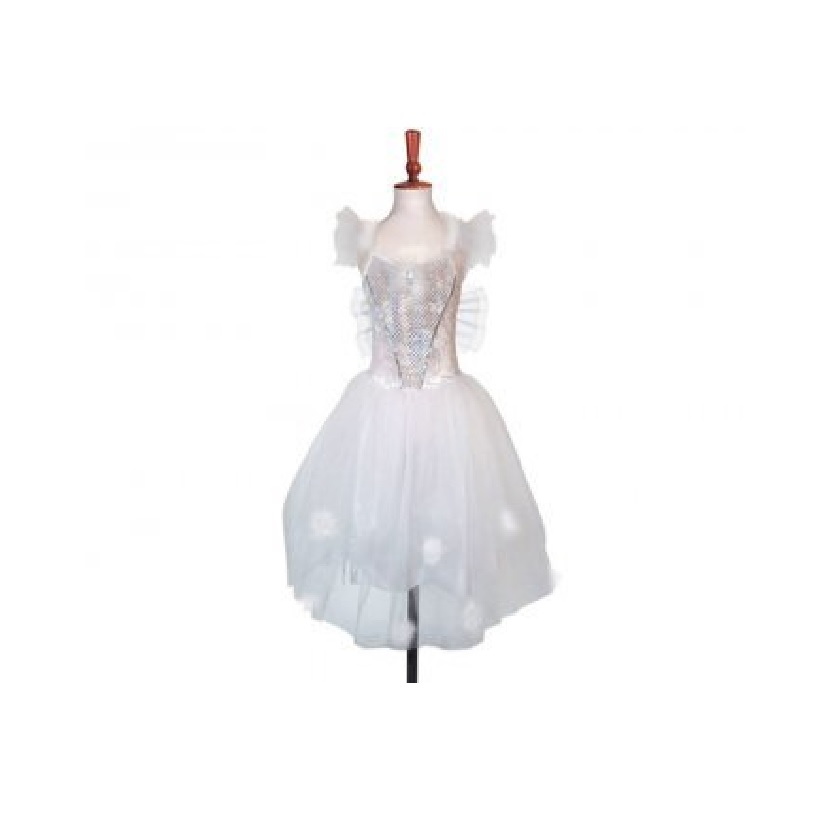фото Карнавальный костюм travis designs фея; снежинка, цв. белый р.104