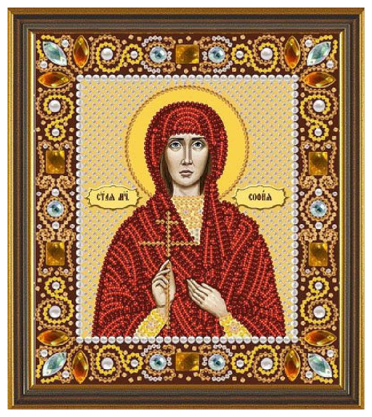 

Вышивка бисером Нова Слобода Св. Мц. София Д 6169