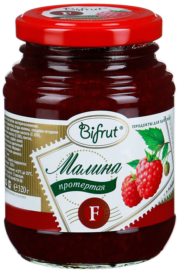 Малина Bifrut протертая 320 г