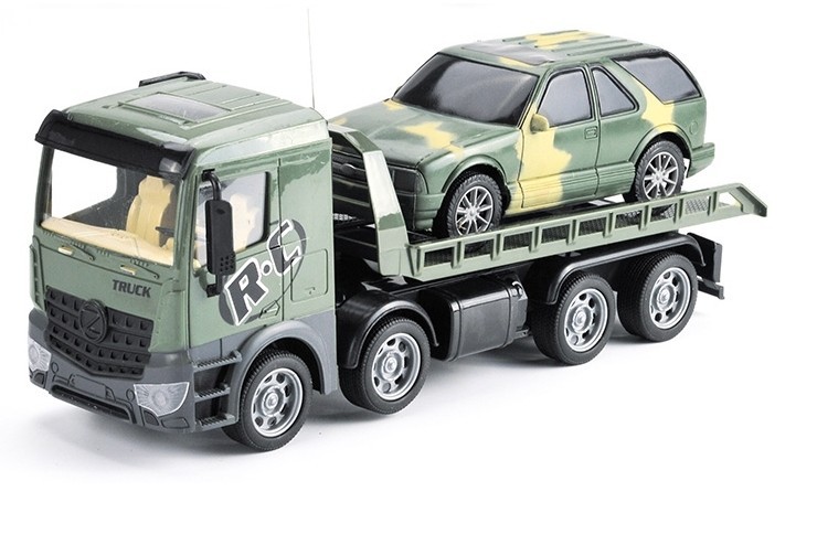 

Радиоуправляемый грузовик-трейлер с джипом Zhoule Toys CityTruck 553-B4