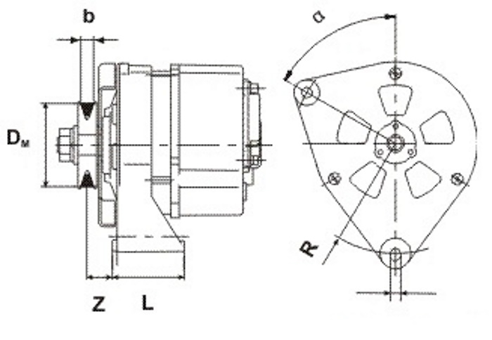 

Генератор Mahle AAK3131