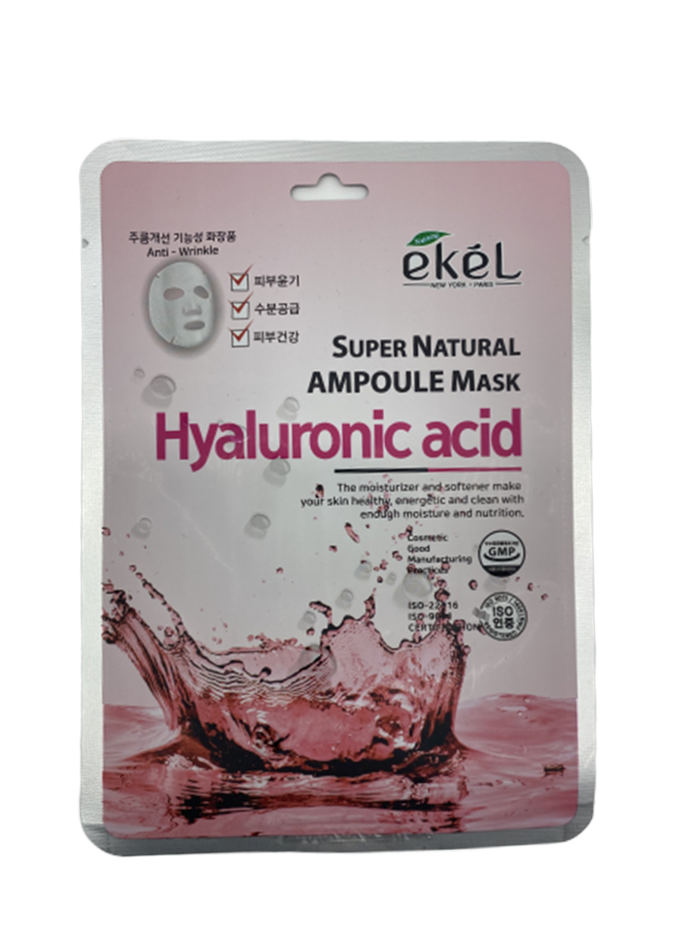 

Маска для лица Ekel Super Natural Ampoule Mask Hyaluronic Acid 25 гр