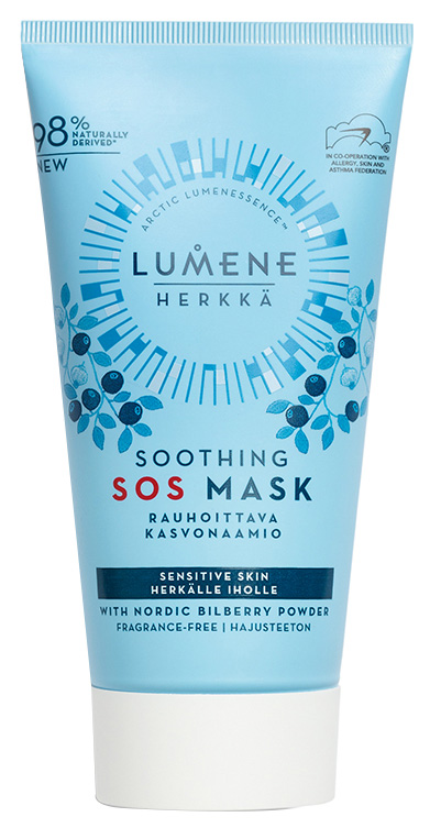 фото Маска для лица lumene herkka soothing sos mask 75 мл