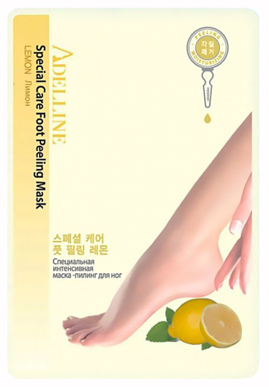

Маска для ног Adelline Special Care Foot Scrub Mask - Lemon 40 мл