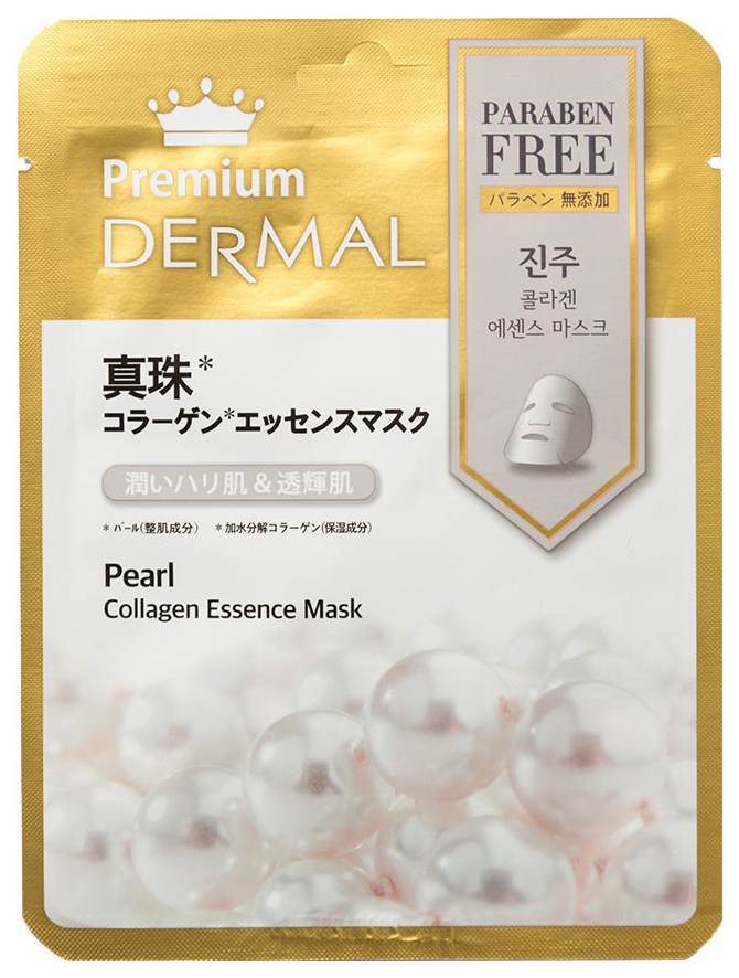 

Маска для лица Dermal Premium Pearl Collagen Essence Mask 23 мл