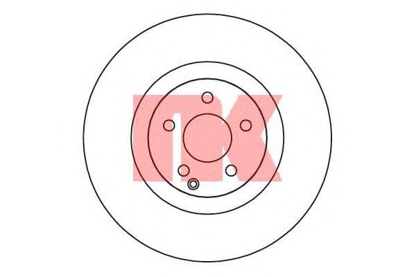 фото Тормозной диск nk 2033108