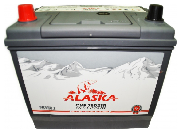 фото Аккумулятор автомобильный alaska silver+ 8808240010740 65 ач