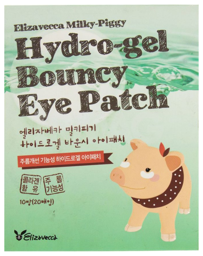 фото Патчи для глаз elizavecca hydro-gel bouncy eye patch