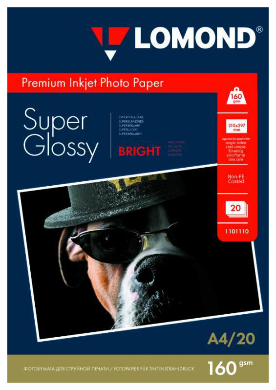 

Фотобумага Lomond 1101110 Premium Photo Paper Super Glossy Bright Белый