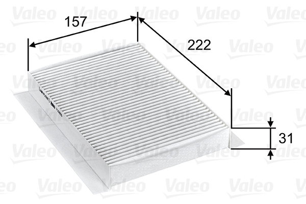 фото Фильтр салона valeo 715809