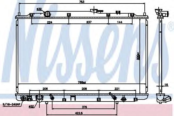 

Радиатор Nissens 69482