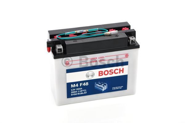 фото Аккумулятор автомобильный bosch 0 092 m4f 480 20 ач