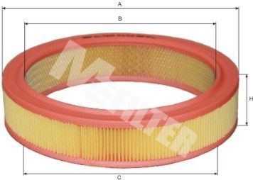 Фильтр воздушный MFILTER A 123