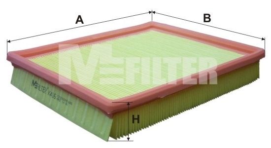 Фильтр воздушный MFILTER K 416