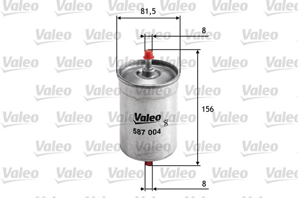 фото Фильтр топливный valeo 587004