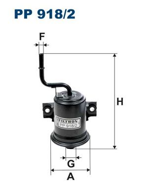 фото Фильтр топливный filtron pp918/2