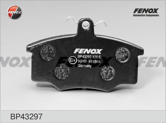 

Комплект тормозных колодк FENOX BP43297