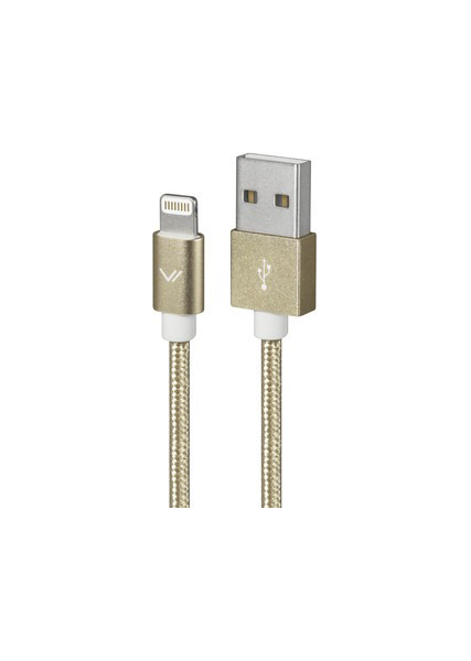 фото Кабель vertex mfidc2bg lightning 1м gold