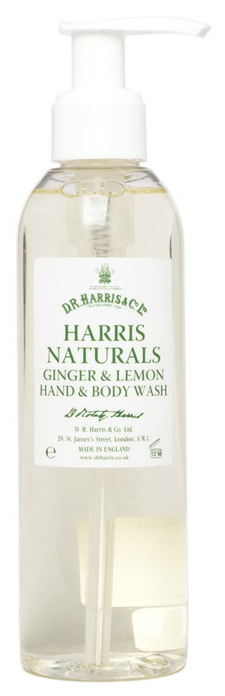 фото Гель для душа d. r. harris naturals с имбирем и лимоном 200 мл d.r. harris