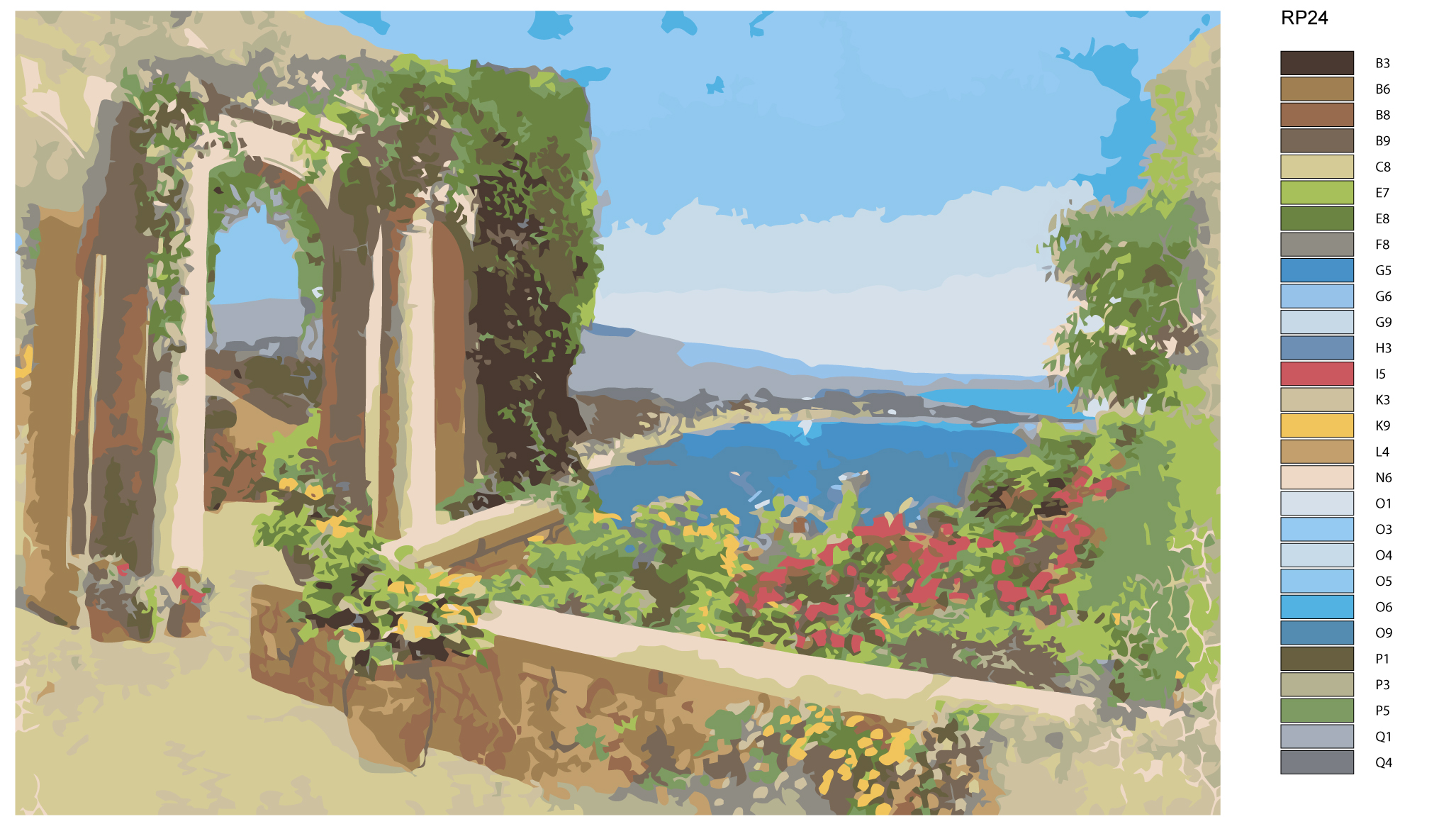 

Картина по номерам, 40 x 60, RP24, RP24