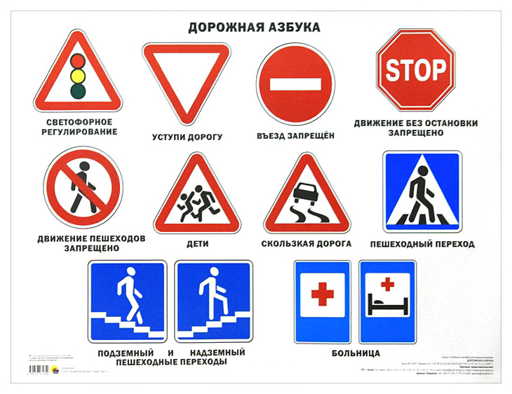 

Плакат проф-Пресс Дорожная Азбука