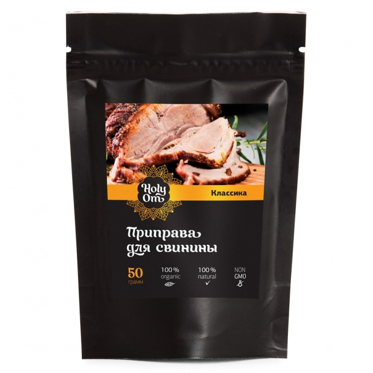 

Приправа Holy Om для свинины классика 40 г, для свинины