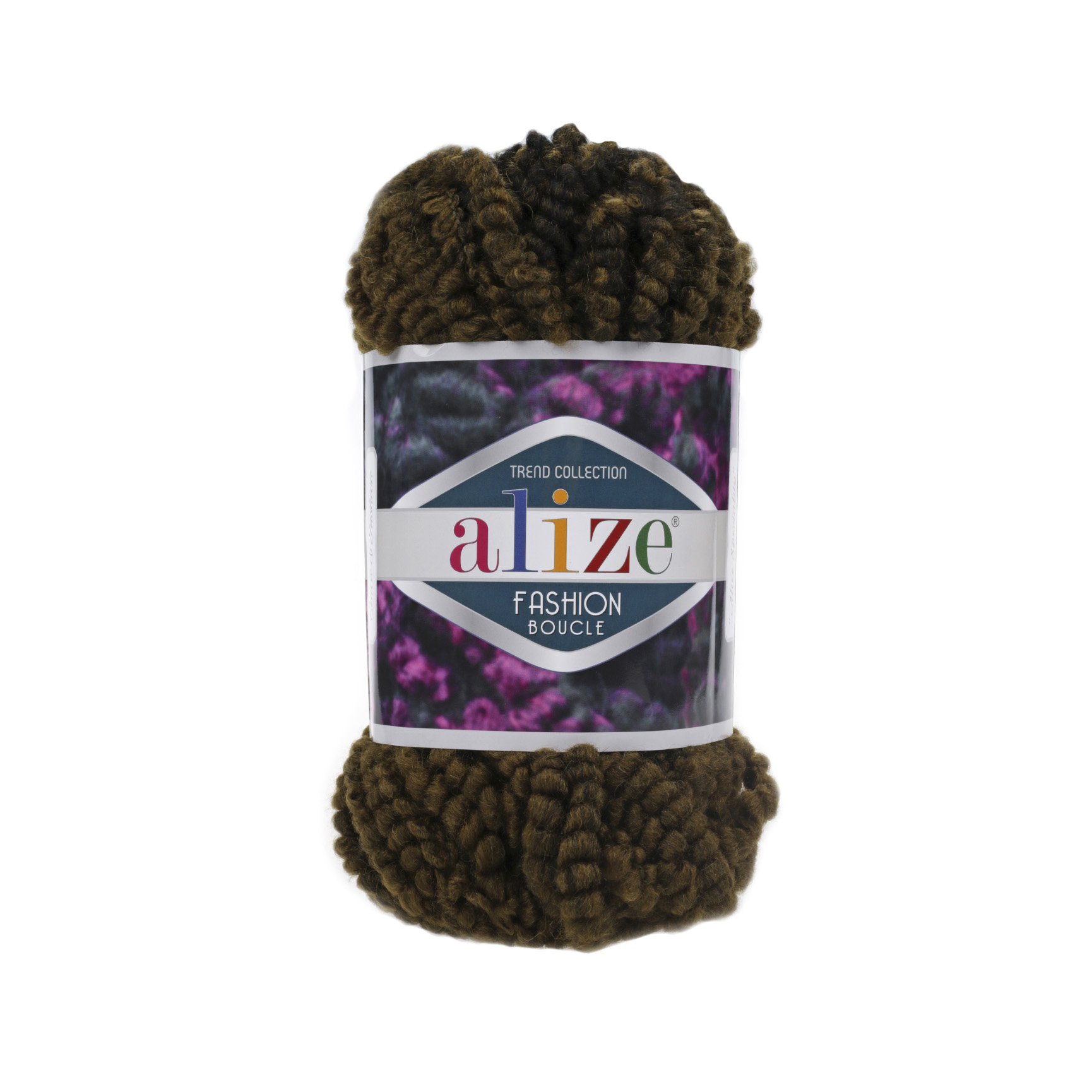 

Пряжа Alize АЛИЗ,FAS,B,5573 Fashion Boucle 5573 зеленый, черный, Fashion Boucle