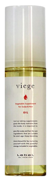 Масло для волос Lebel viege Oil 90 мл маска для объема волос viege treatment volume 5703 600 мл