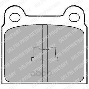 

Тормозные колодки DELPHI дисковые LP76