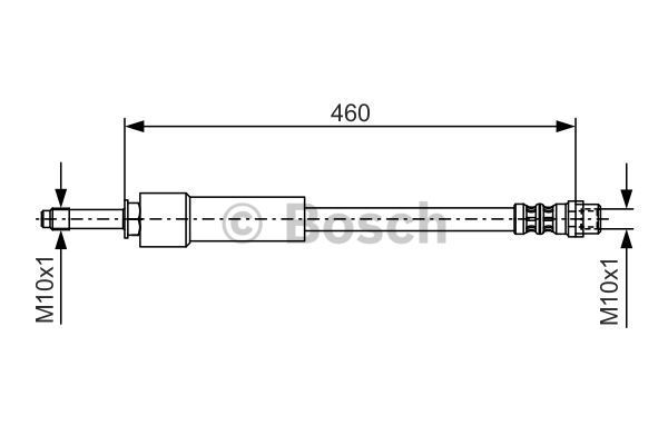 фото Шланг тормозной системы bosch 1 987 476 297