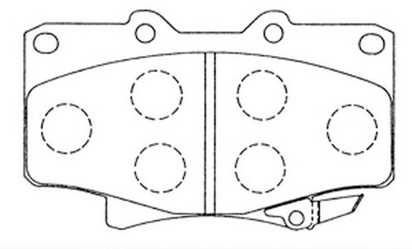 

Тормозные колодки дисковые FIT FP0502