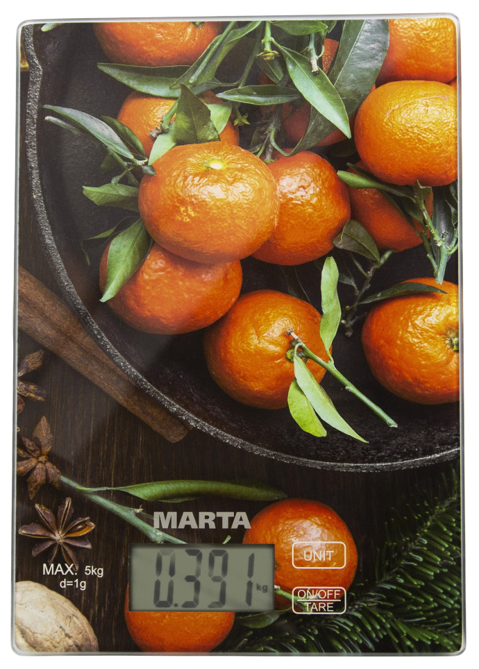 фото Весы кухонные marta mt-1636 tangerines