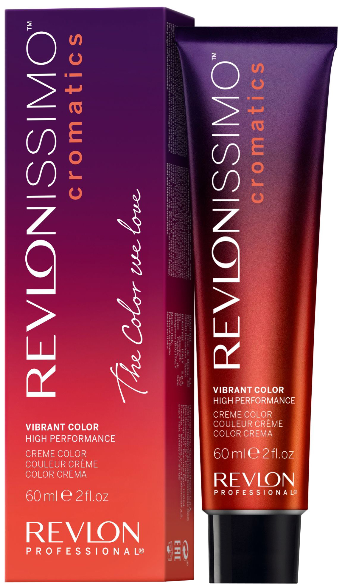 Краска для волос Revlonissimo COLORSMETIQUE Cromatics C60, 60 мл revlon professional revlonissimo cromatics краска для волос c60 огненно красный 60 мл