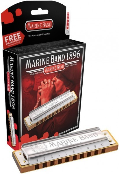 Губная гармоника диатоническая HOHNER Marine Band 1896/20 F гармонический минор