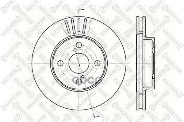 фото Тормозной диск stellox 60204582vsx