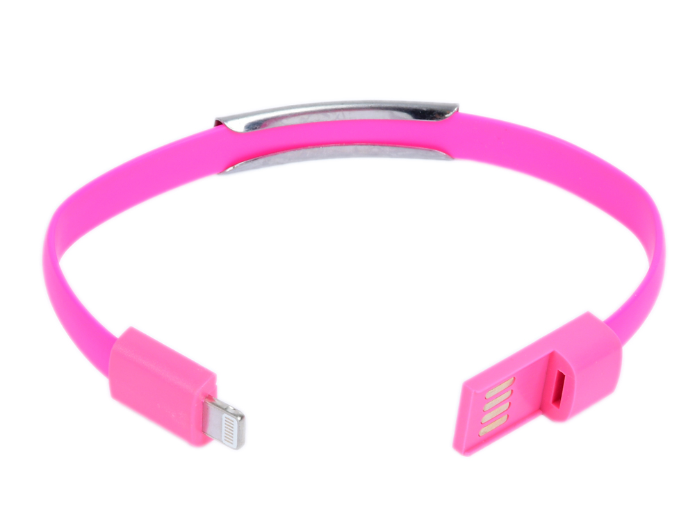 

Кабель-браслет Gmini GM-WDC-300P Lightning Pink