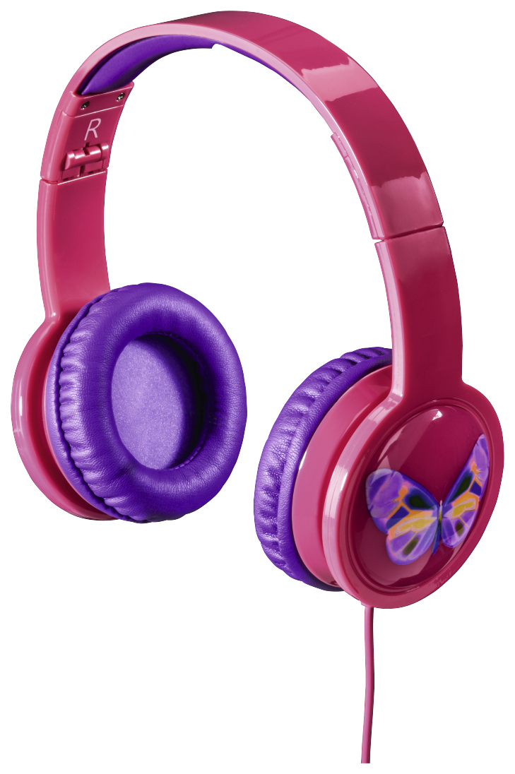 фото Наушники hama blink`n kids pink