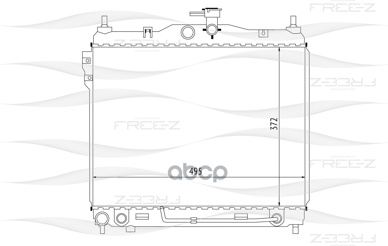 

Радиатор охлаждения FREE-Z KK0234