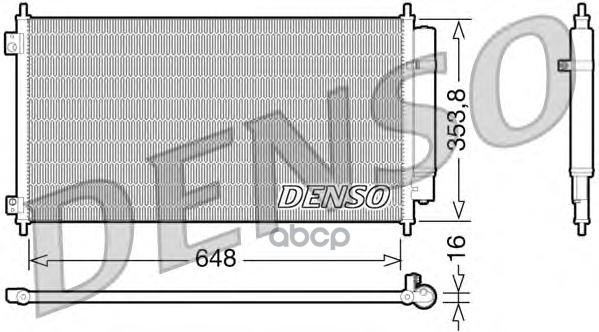 фото Радиатор кондиционера denso dcn40010