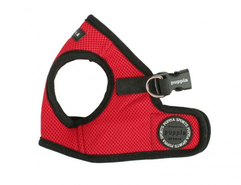 Шлейка для собак Puppia Soft Vest, красная, размер XS