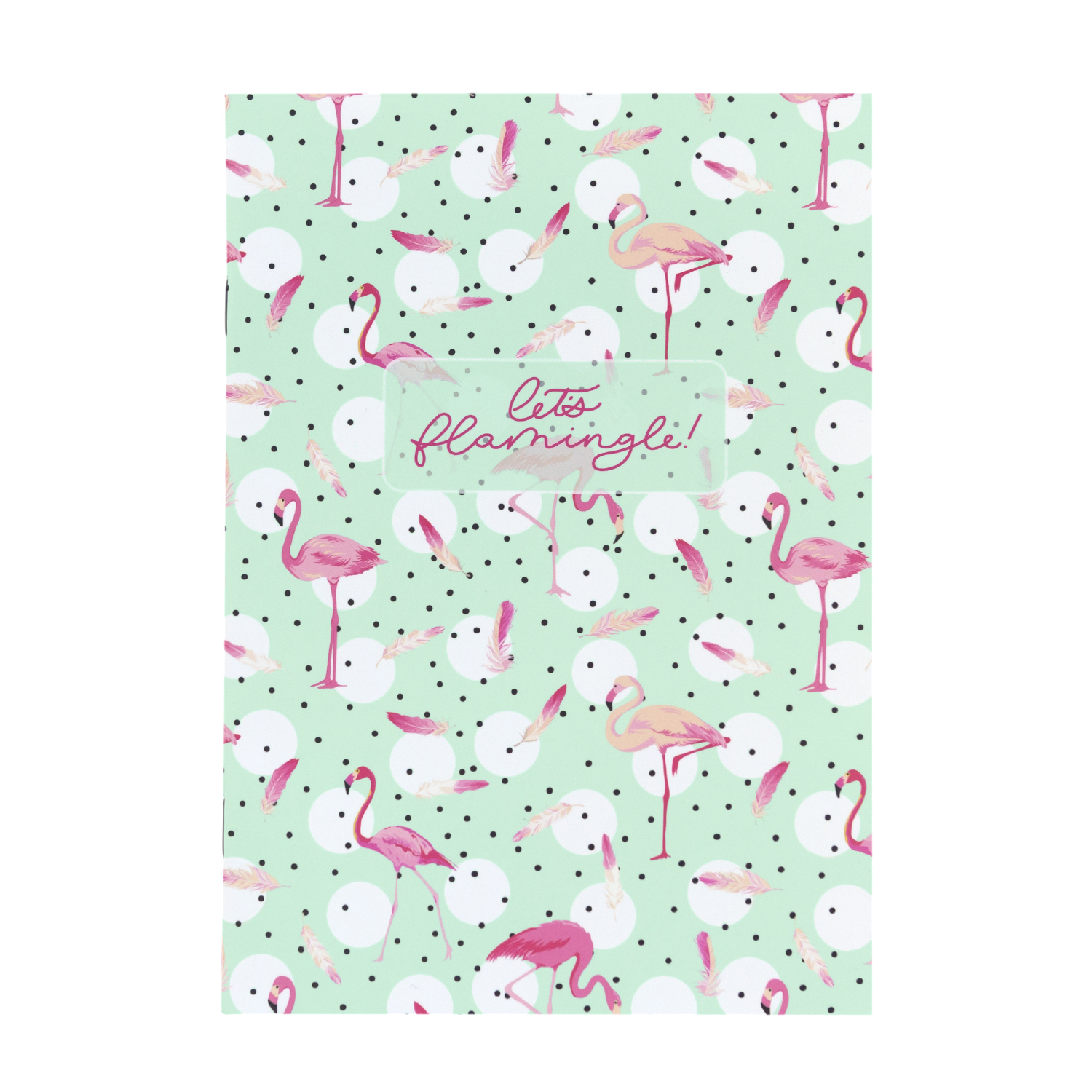 

Блокнот в точку Let`s flamingle