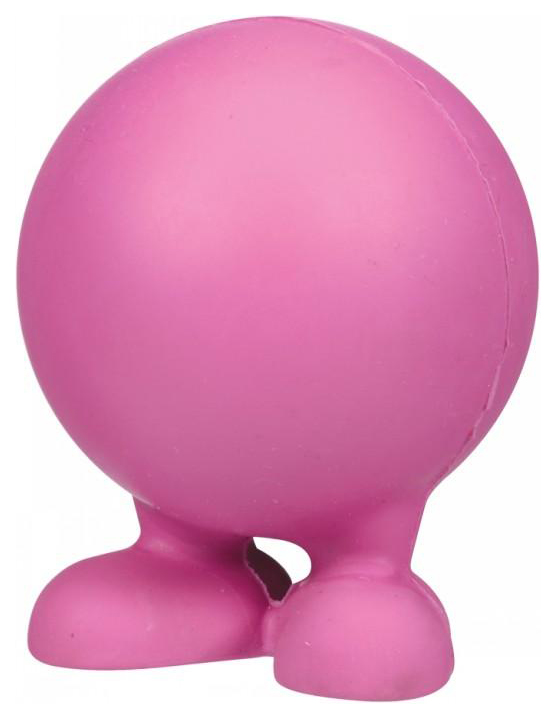Жевательная игрушка для собак JW Good Cuz Large Мяч на ножках, розовый, длина 14 см